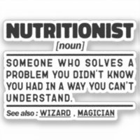 Nutritionist Noun Health Counseling Nutrition Cool