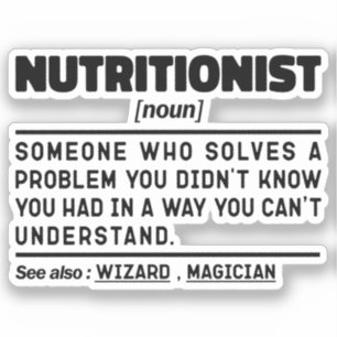 Nutritionist Noun Health Counseling Nutrition Cool
