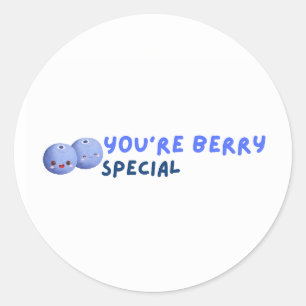 Nutritionist or Dietician Berry Pun Sticker