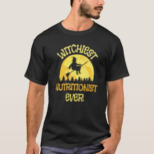 Nutritionist Witch Halloween Humour T-Shirt