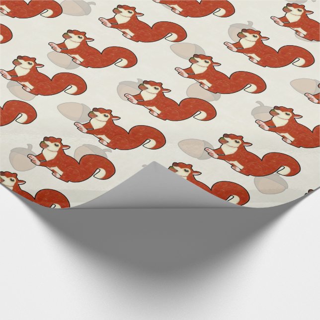 Nuts4Squirrels Wrapping Paper (Corner)