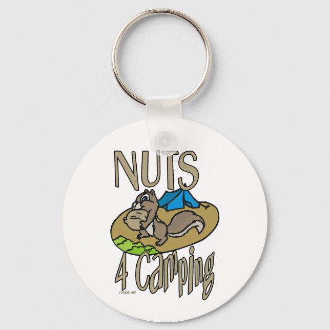 Nuts 4 Camping Key Ring (Front)