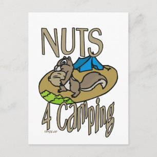 Nuts 4 Camping Postcard