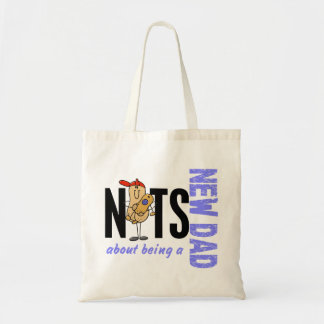Nuts About Being A New Dad 1 (Blue) Tote Bag