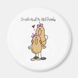 Nuts About Best Friend 2 Magnet