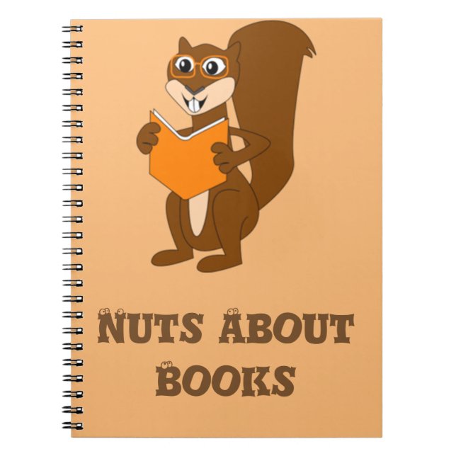 Nuts About Books Squirrel (Front)