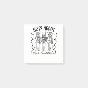 Nuts About Christmas Funny Christmas Nutcracker Post-it Notes