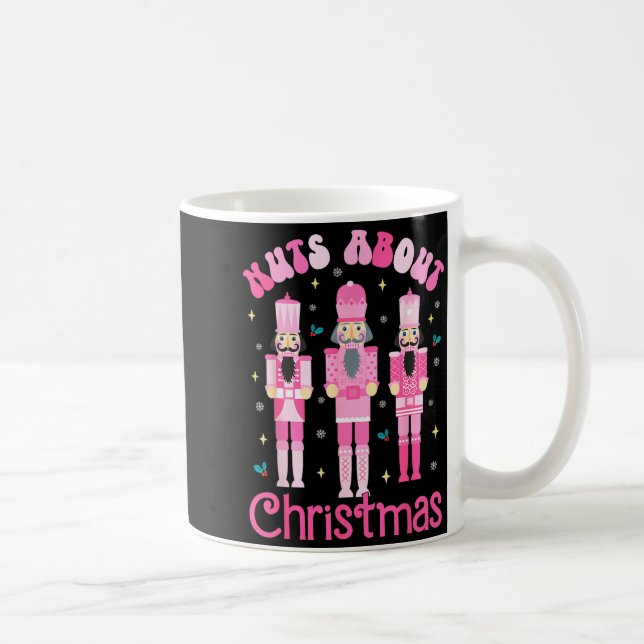 Nuts About Christmas Nutcracker Funny Christmas  Coffee Mug (Right)