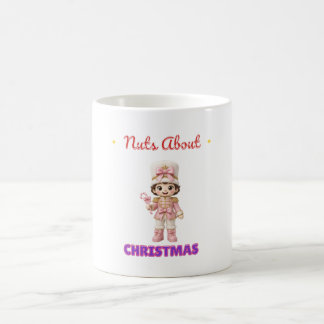 Nuts About Christmas Pink Nutcracker Mug