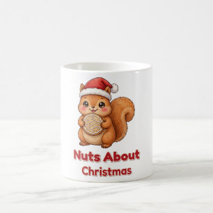 Nuts About Christmas Squirrel Cookie Mug