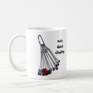Nuts About Climbing Mug