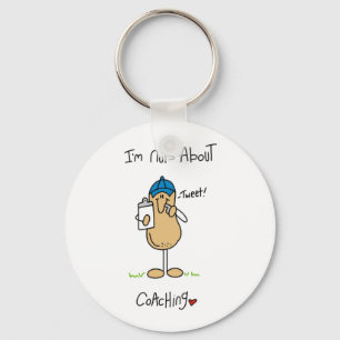 Nuts About Coaching T-shirts and Gifts Key Ring
