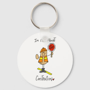Nuts About Construction T-shirts and Gifts Key Ring