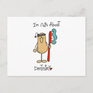 Nuts About Dentistry T-shirts and Gifts Postcard