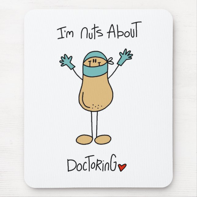 Nuts About Doctoring Mouse Mat (Front)