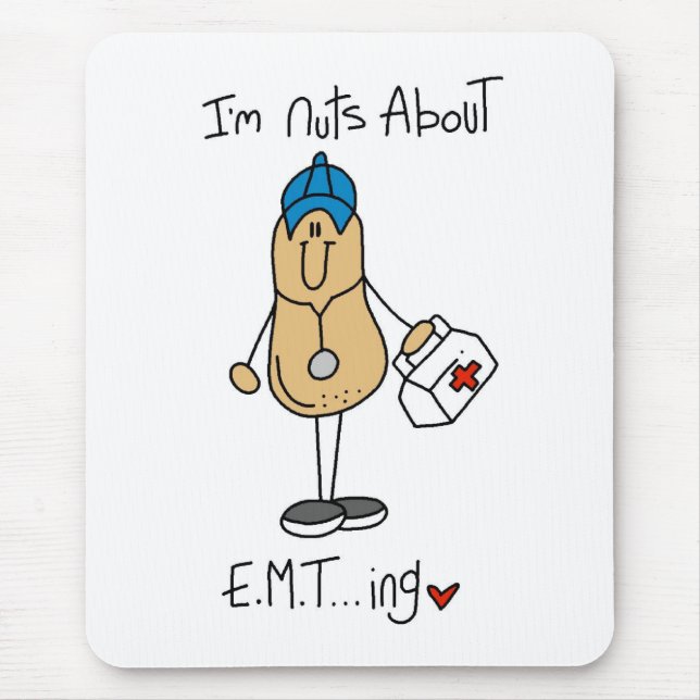 Nuts About EMT-ing Mouse Mat (Front)