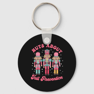 Nuts About Fall Prevention Pt Nutcracker Ballet Ch Key Ring
