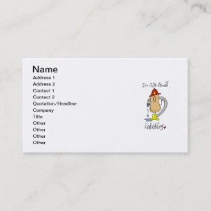Nuts About Firefghting T-shirts and Gifts Business Card