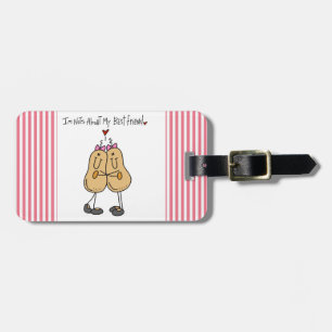 Nuts About My Best Friend T-shirts and Gifts Luggage Tag