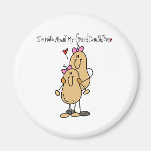 Nuts About My Granddaughter Magnet