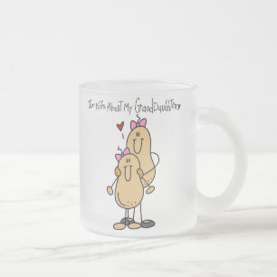 Nuts About My Granddaughter T-shirts and Gifts Frosted Glass Coffee Mug