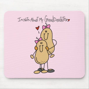 Nuts About My Granddaughter T-shirts and Gifts Mouse Mat