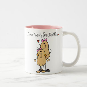 Nuts About My Granddaughter T-shirts and Gifts Two-Tone Coffee Mug