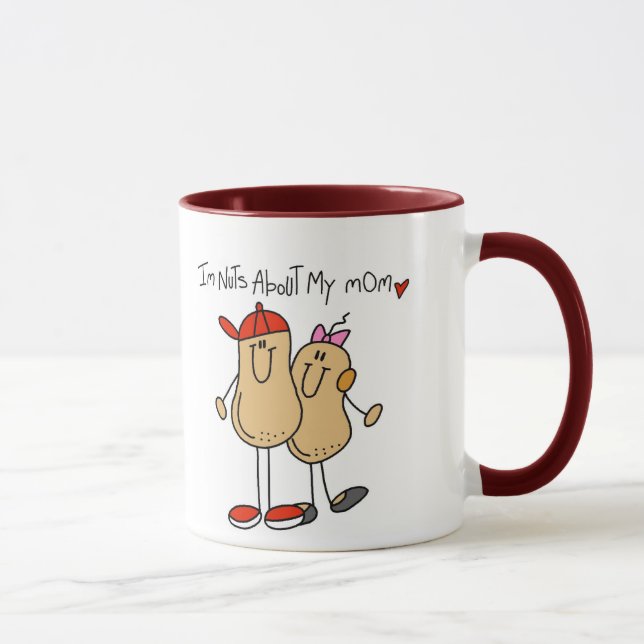 Nuts About My Mum-Son Mug (Right)