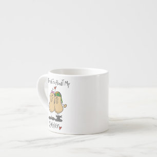Nuts About My Soldier T-shirts and Gifts Espresso Cup