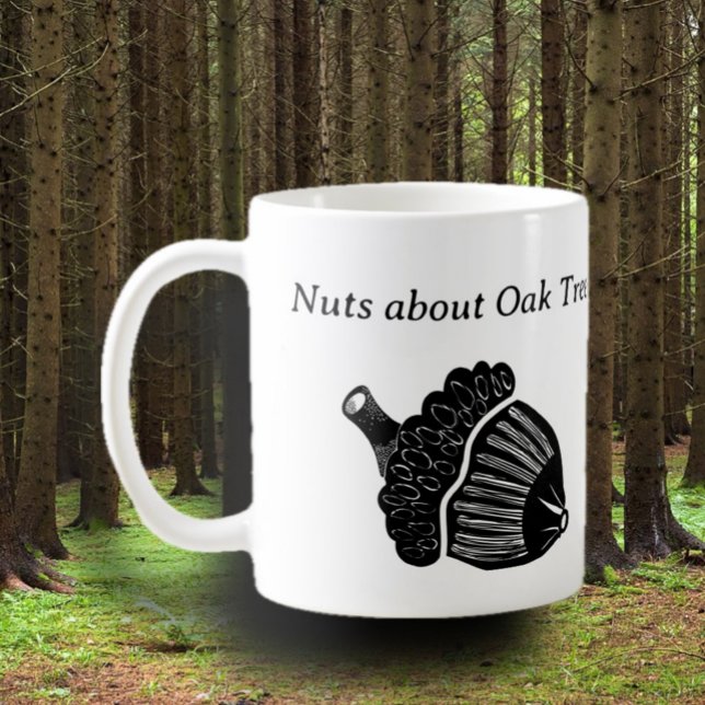 Nuts about Oak Trees Acorn Coffee Mug (Creator Uploaded)
