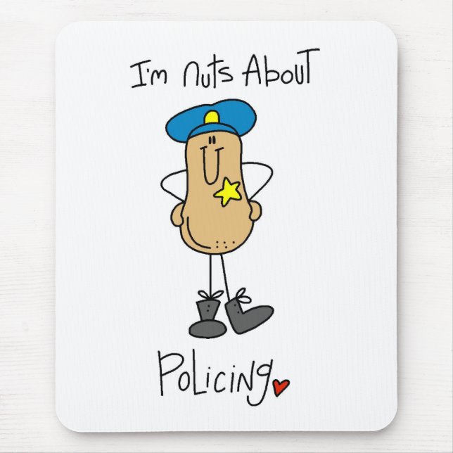 Nuts About Policing Mouse Mat (Front)