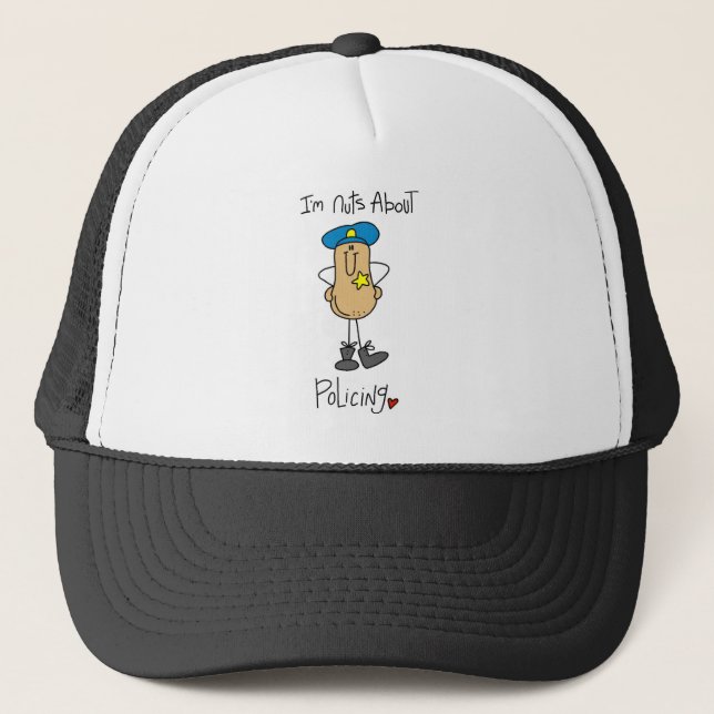 Nuts About Policing Trucker Hat (Front)