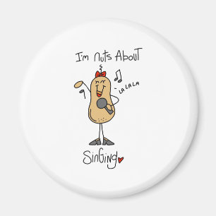 Nuts About Singing Magnet