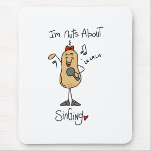 Nuts About Singing Mouse Mat
