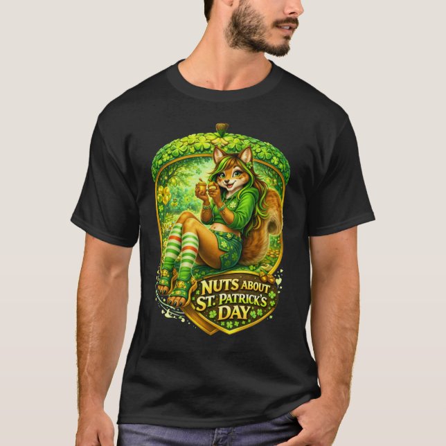 Nuts About St. Patrick's Day T-Shirt (Front)