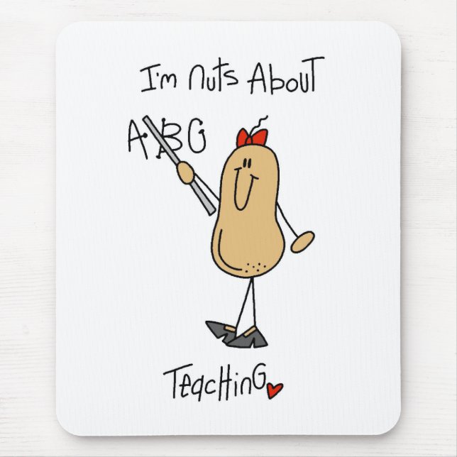 Nuts About Teaching Mouse Mat (Front)