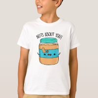 Nuts About You Funny Peanut Butter Pun 