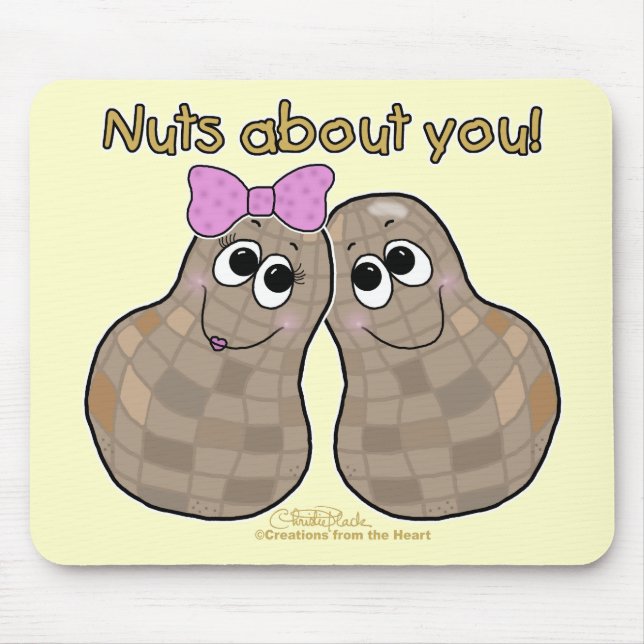 Nuts About You! Mouse Mat (Front)