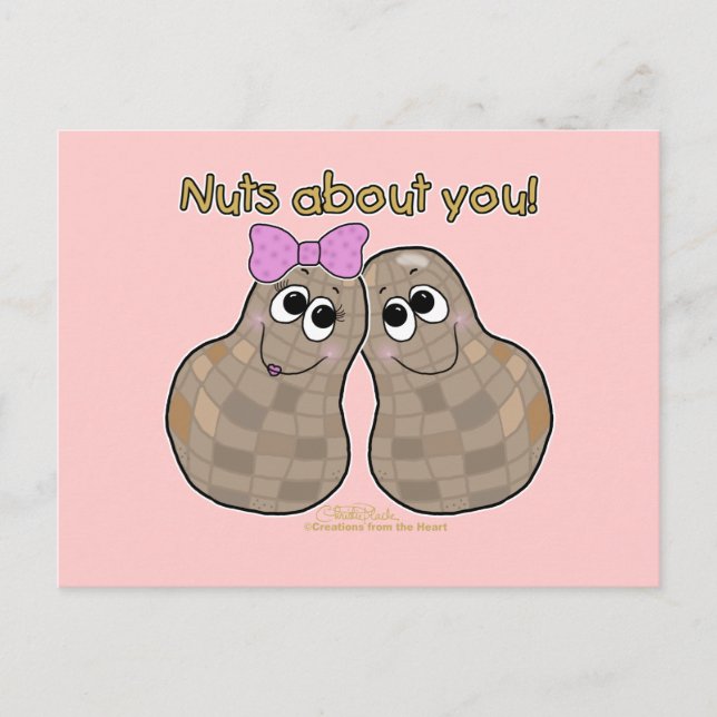Nuts About You! Postcard (Front)