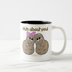 Nuts About You! Two-Tone Coffee Mug