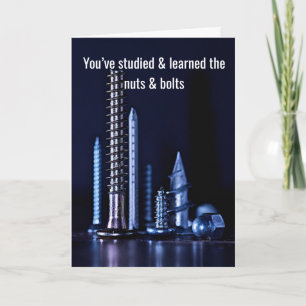 Nuts and Bolts, Congratulations - Card