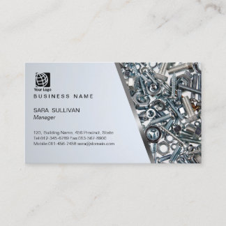 Nuts and Bolts Hardware Supplies Business Card