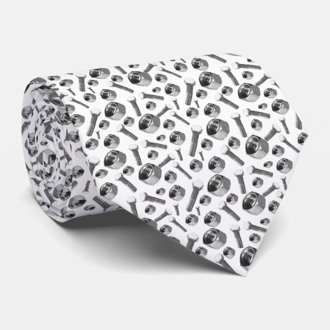 NUTS AND BOLTS NECKTIE (Rolled)