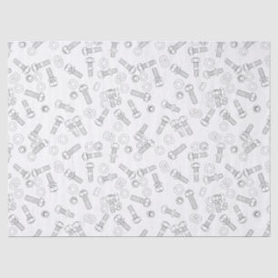 Nuts and bolts tissue paper