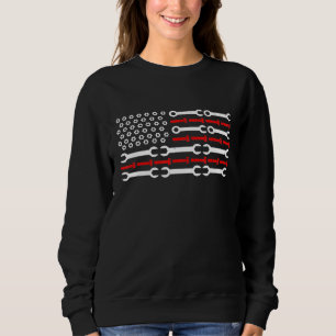 Nuts Bolts And Screwdrivers Auto Mechanic American Sweatshirt
