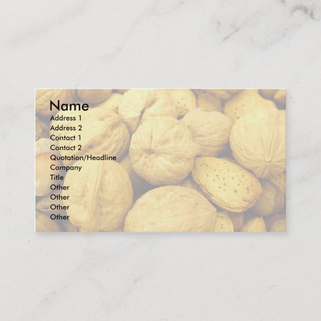 Nuts Business Cards 001 (Front)