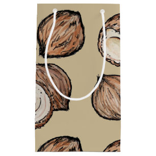 Nuts for Coconut Pattern Small Gift Bag