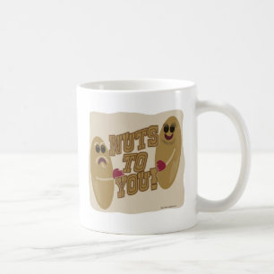 Nuts to You Fun Almond Saying Pun Cartoon Coffee Mug