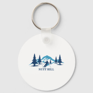 Nutt Hill Wisconsin Ski Resort Skiing Skier _1 Key Ring