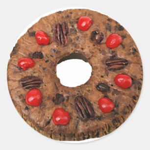 Nuttier Than a Fruitcake Classic Round Sticker